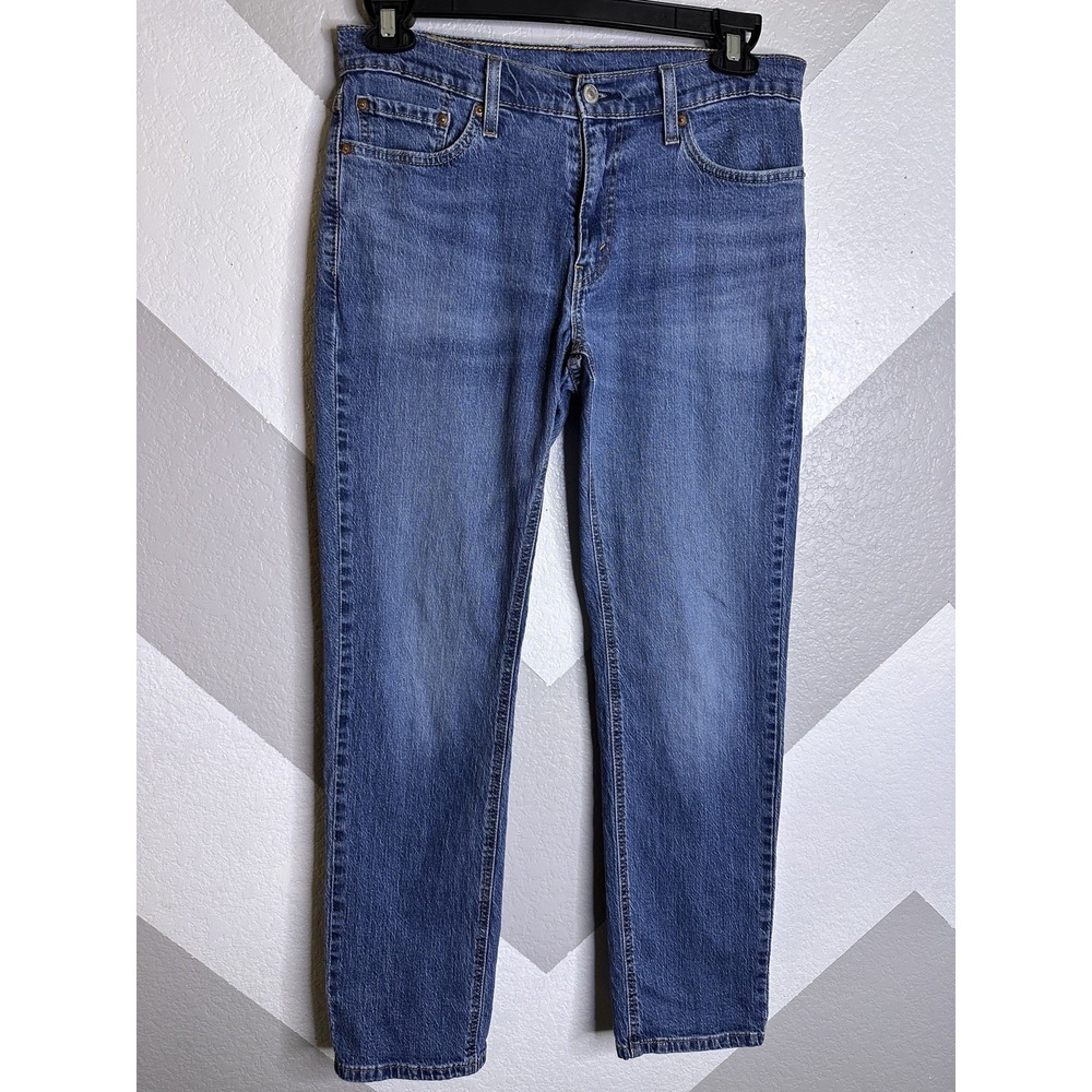 Levis 541 Denim Jeans Mens 30x32 Blue Athletic Taper Cotton Blend Stretch